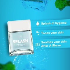 Classic After Shave Lotion 50 ML Menthol | Indian Men's Best After Shaving Lotion | Soothing & Refreshing | Tones Skin