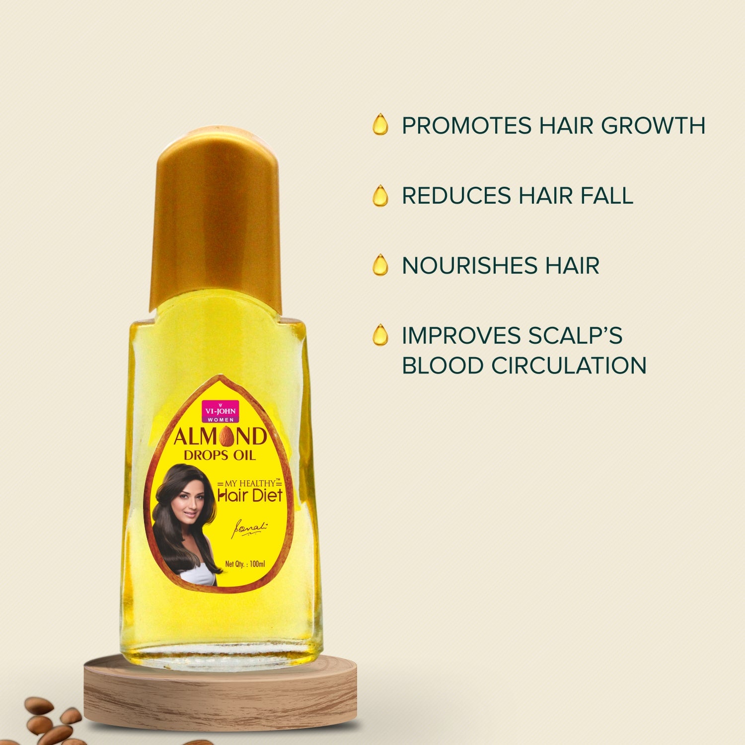 Vi-john Almond drop oil