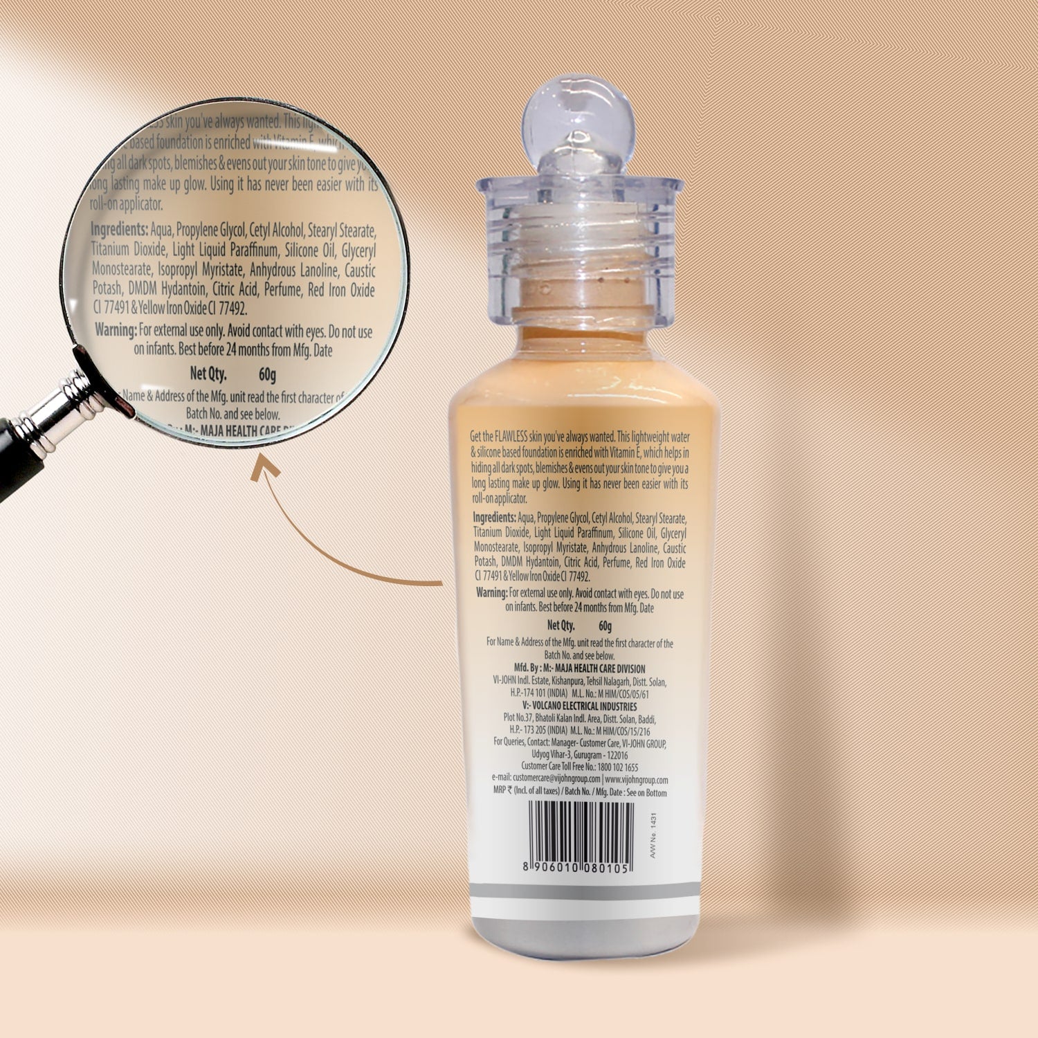 Vi-john women make up foundation 01