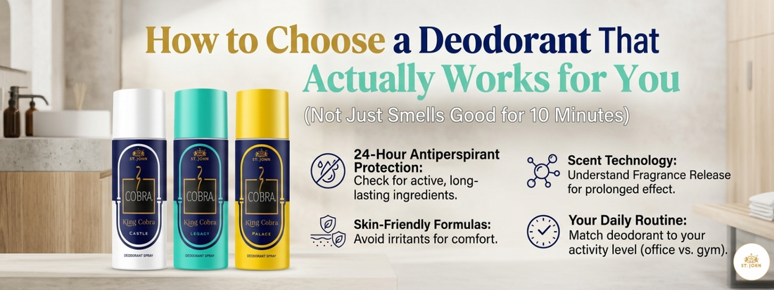 How to Choose a Deodorant That Actually Works for You (Not Just Smells Good for 10 Minutes)