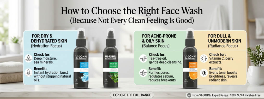 How to Choose the Right Face Wash (Because Not Every Clean Feeling Is Good)