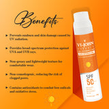 VI-JOHN Herbals Sun Defence Matte Gel  SPF 50 PA+++ 50g (PAY50)