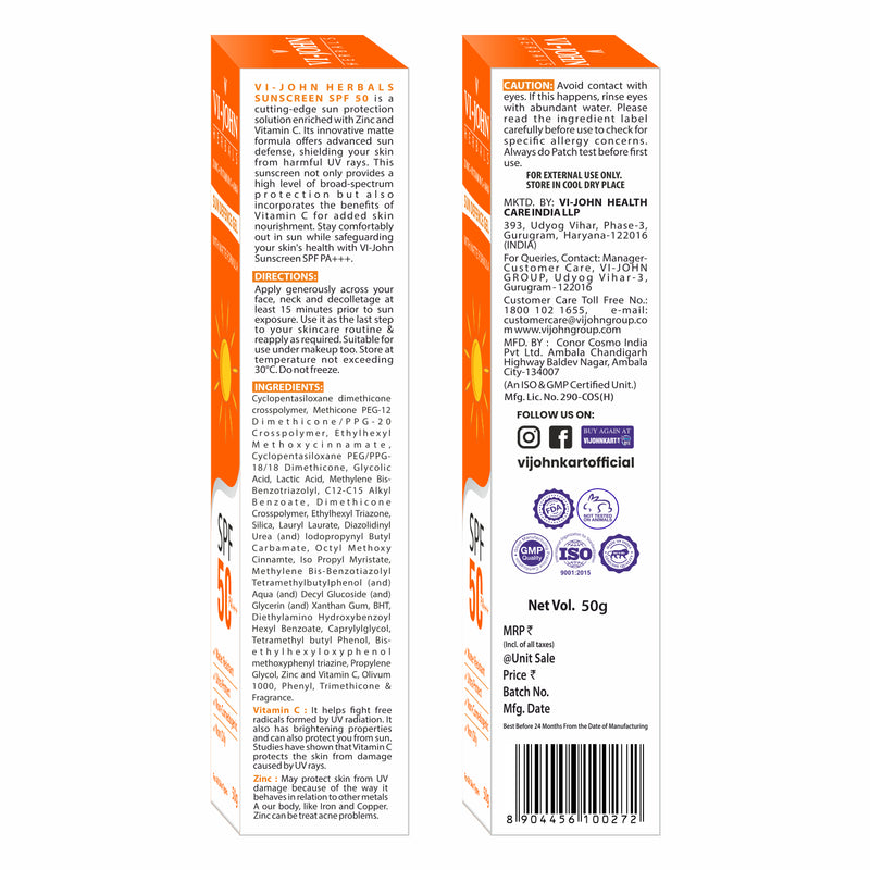 Vi John Herbals Sunscreen Value Combo - Pack of 2