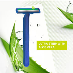 VI-JOHN Shave pro Triple Blade Shaving Razors With Lubricating Aloe Vera Strip(CONTAIN 5 PCS) FOR MEN