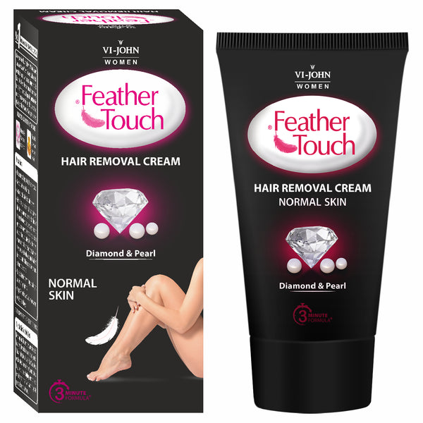 VI-JOHN Feather Touch Diamond & Pearl Hair Removal Cream For Normal Skin 40g