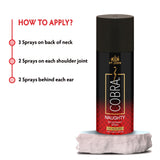 ST.JOHN Cobra Deodorant Naughty Long Lasting Perfumed Body Spray | Long Lasting Deodorant Spray For Men & Women - 150 ML