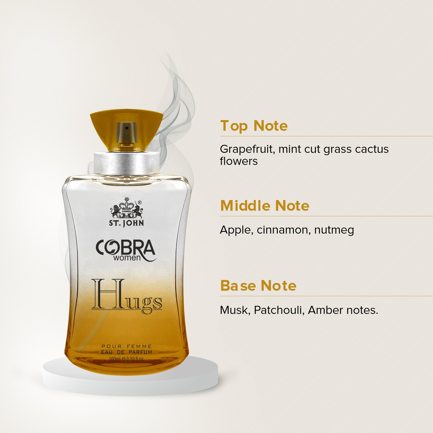 Cobra hugs perfume for women