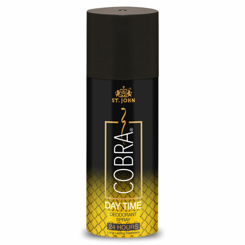 ST.JOHN Cobra Deodorant Daytime Long Lasting Perfumed Body Spray | Long Lasting Deodorant Spray For Men - 150 ML