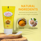 Feather touch haldi and chandan hair removal cream for normal skin