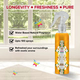 ST.JOHN Room Freshener | Long Lasting Fragrance | Orange & Rajnigandha | Jasmine & Sandalwood | Eucalyptus & Lemongrass | Combo Pack Of 3 X 250 ML