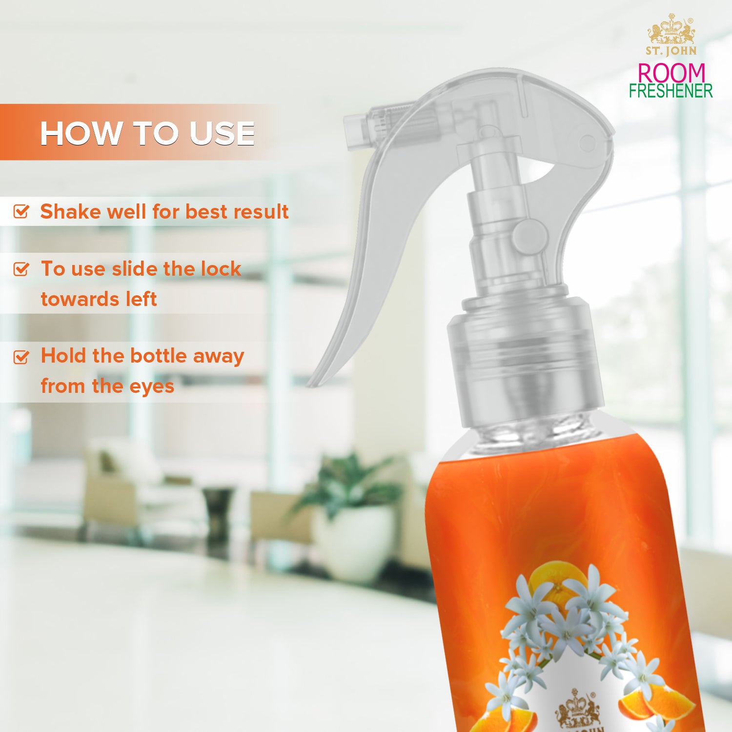 how to use room freshener