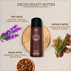 ST. JOHN Narcotic Deodorant for Men – Smokey & Woody Fragrance – Long-Lasting Body Spray – 150ml