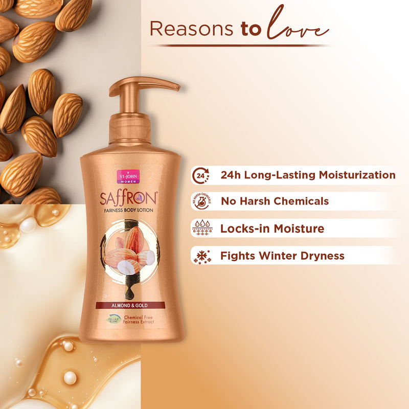 Almond & Gold Fairness Body Lotion - 250 ml