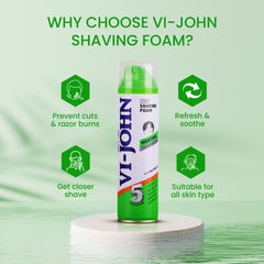 USPs of Vi-john shaving foam