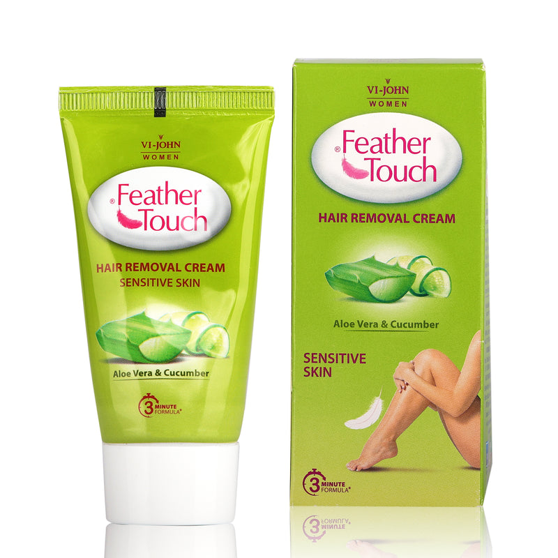 Feather touch Aloe vera and Cucumber hair removal cream for sensitive skin