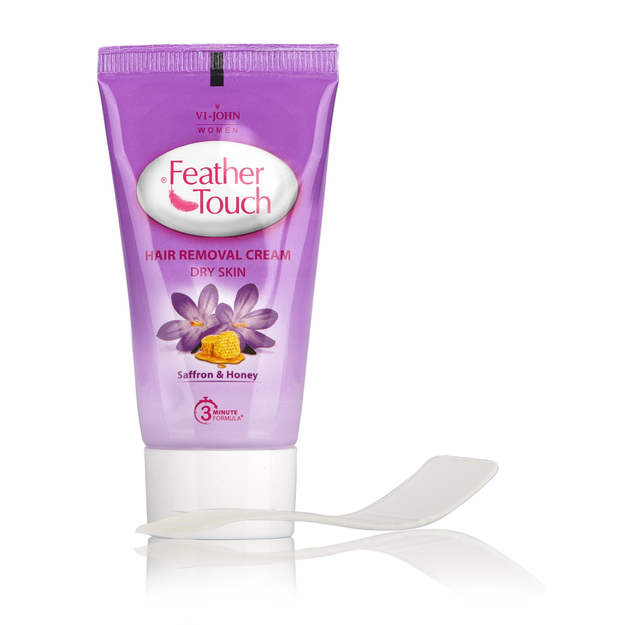 Feather touch saffron and honey hair removal cream