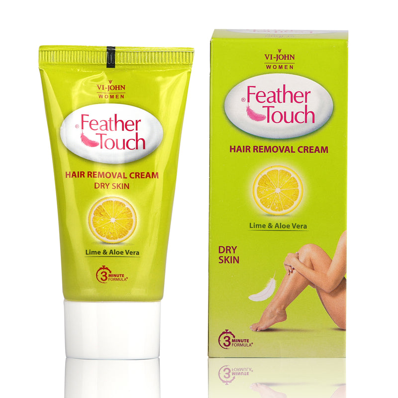 Vi-John Women Feather Touch 3 Mins Formula Hair Removal Cream Lime & Aloe Vera 40GM (Tube)