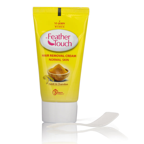 Feather Touch Haldi Chandan Hair Removal Cream for Women With No Ammonia, No Smell Formula, For Normal Skin - 40g