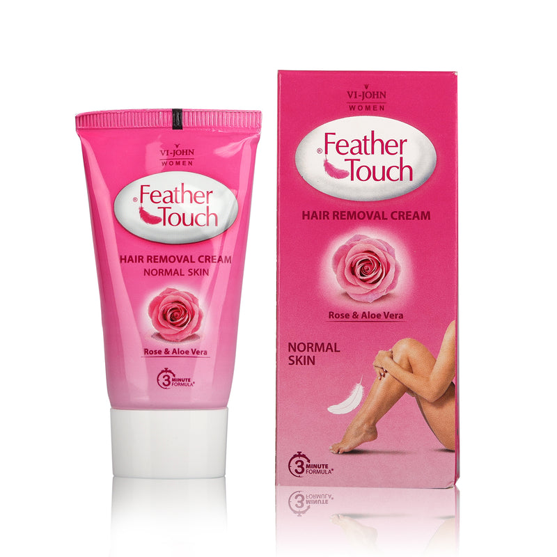 Feather Touch Rose Hair Removal Cream for Women With No Ammonia, No Smell Formula, For Normal Skin - 40g