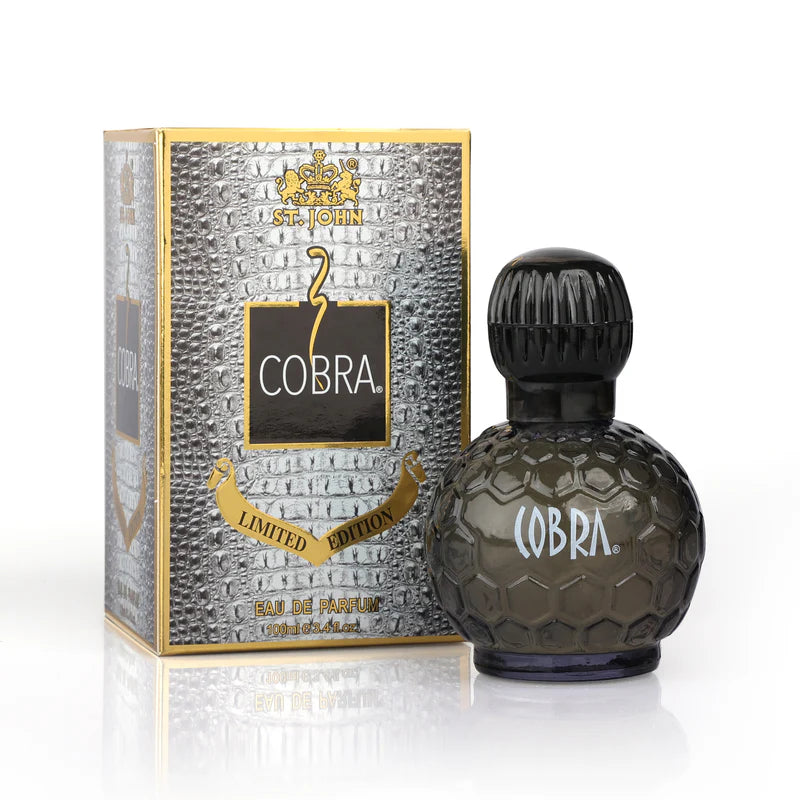 ST JOHN Cobra Limited Edition Perfume 100ml + VI-JOHN Masterstroke Ultra Pro 5 Blade Razor + Special Moisturising Formula Shaving Foam 400g