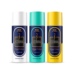 King Cobra Deodorant Combo – Legacy, Castle & Palace