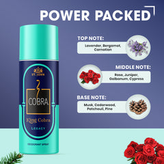 ST. JOHN King Cobra Legacy Deodorant Spray 150ML