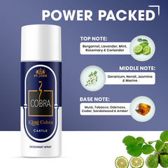ST. JOHN King Cobra Castle Deodorant Spray 150 ML