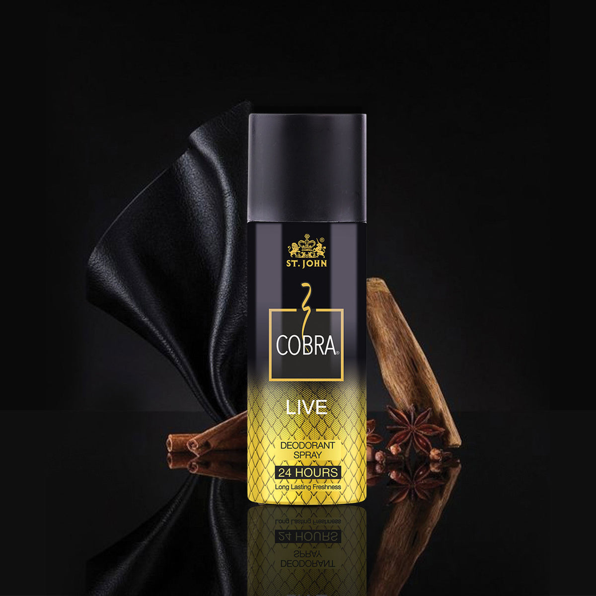 Cobra Live Long-lasting Deodorant Body Spray 150 ML