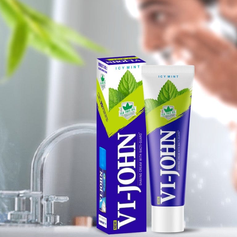 VI-JOHN Icy Mint Shaving Cream 125 g