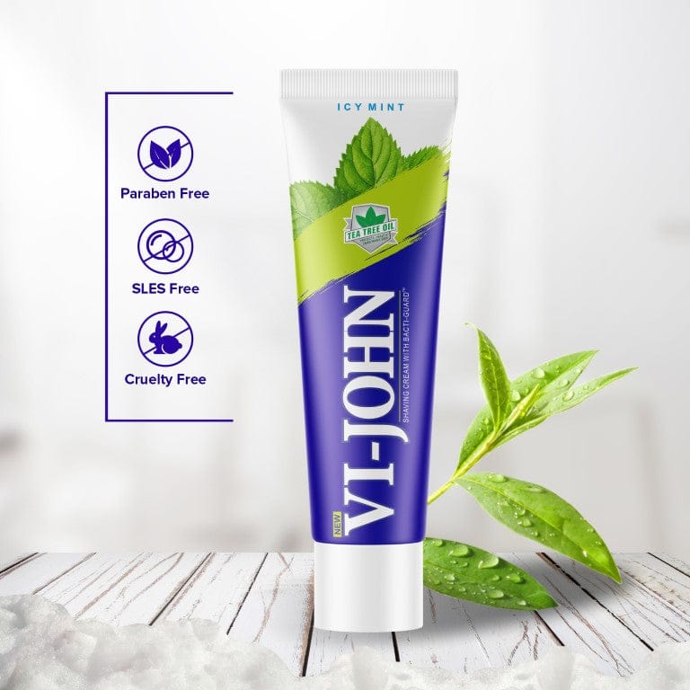 VI-JOHN Icy Mint Shaving Cream 125 g