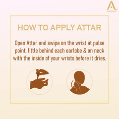 How to apply attar