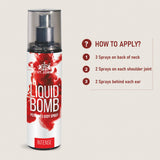 St-John Liquid Bomb Gold Edition Intense Long Lasting Perfume, Deodorant Body Spray For Men & Women - 150 ML