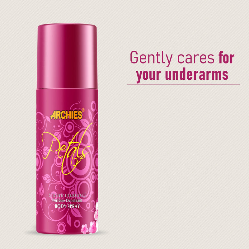 Archies Petals Perfumed Deodorant Body Spray | Long Lasting Deodorant Spray | Perfume Body Spray For Women - 150 ML