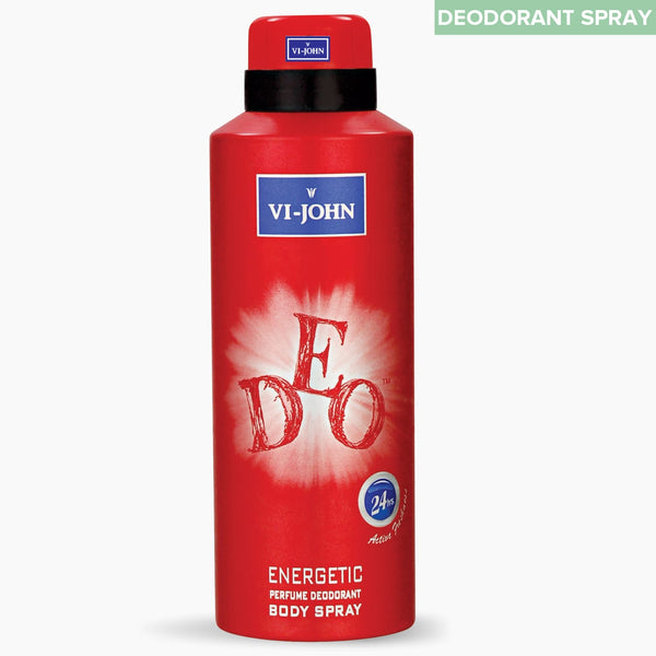 VI-JOHN Energetic Long Lasting Deodorant , Perfumed Body Spray For Men & Women - 175 ML