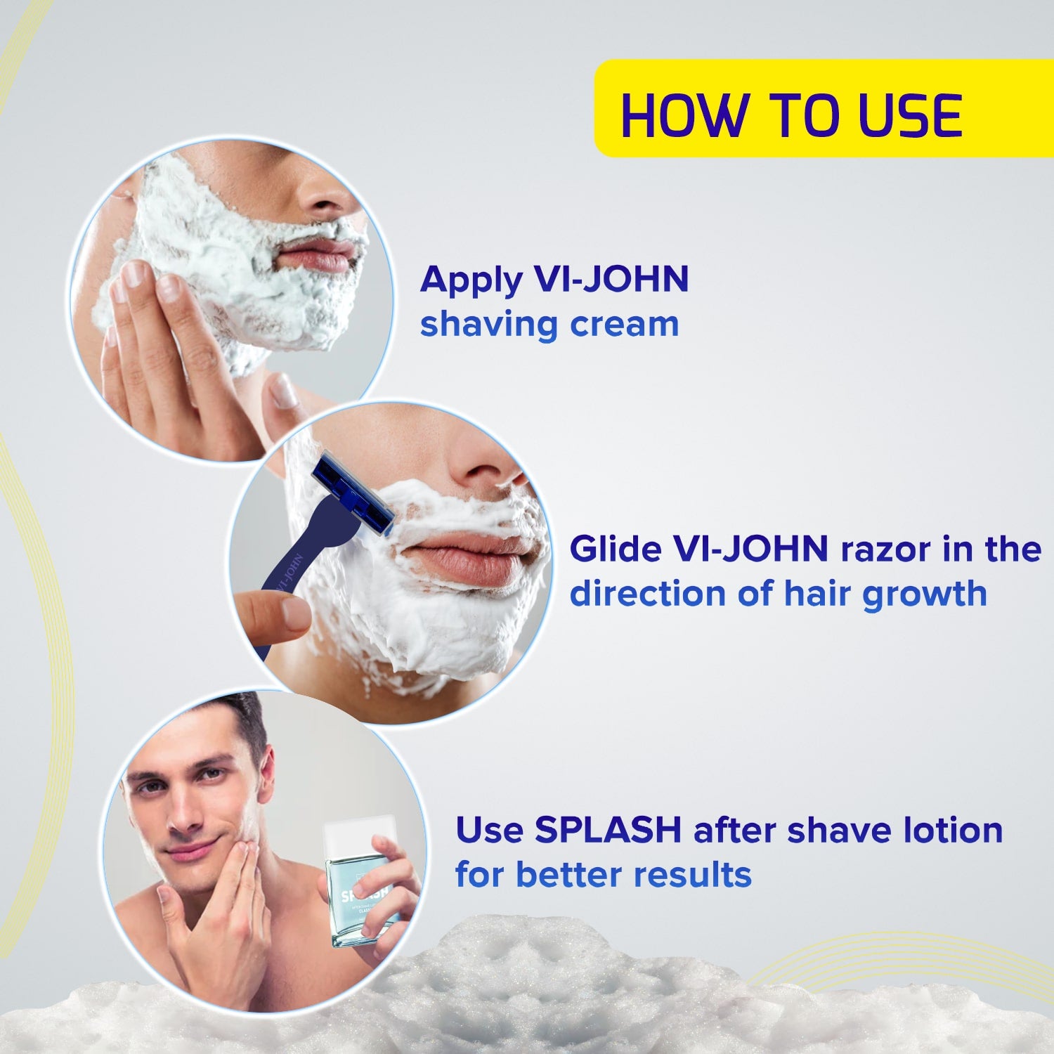 VI-JOHN Lime Shaving Cream 125 g