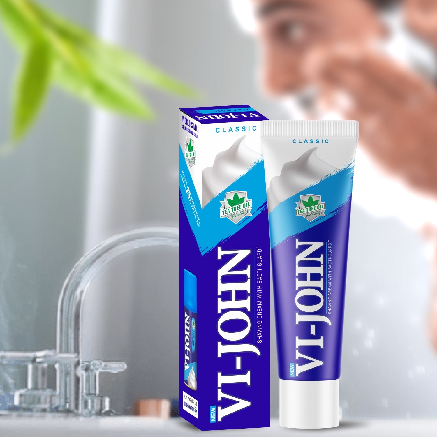 VI-JOHN Classic Shaving Cream 125 g