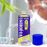 Vi-John Shaving Foam Lemon & Lime With Anti Bacterial Formula, Tea Tree Oil & Vitamin E - 400 GM | Pack Of 2 - 800 G