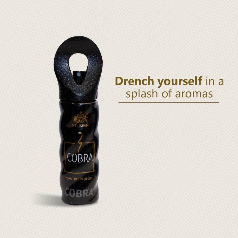ST.JOHN Cobra Classic Long Lasting Perfume for Men & Women - 50 ML (Pack of 2)