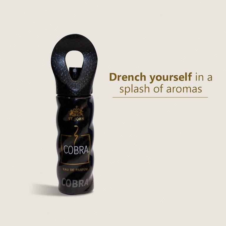 St-John Cobra Classic Edition Long Lasting Perfume, Eau De Parfum  - 50 ML (Pack Of 2) For Men & Women