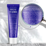 VI-JOHN Icy Mint Shaving Cream 125 GM With Tea Tree Oil & Bacti Guard Formula - Pack Of 4 (500 GM)