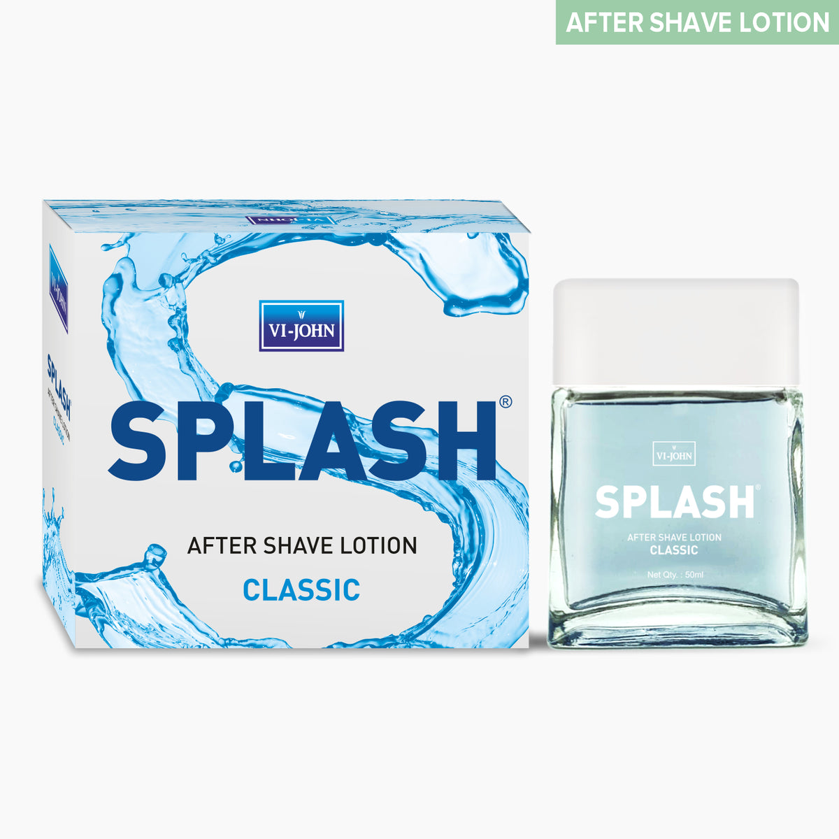 Classic After Shave Lotion 50 ML Menthol Indian Men's Best After Shaving Lotion Soothing Refreshing Tones Skin