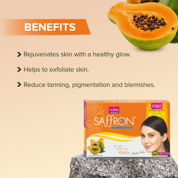 Vi-john saffron papaya fairness kit