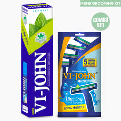 Vi-john shaving cream + 5 blades razor combo pack